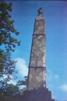 The Duke of Bedford Monument (1802) before restoration. Ref. FOH.A/08/05.5